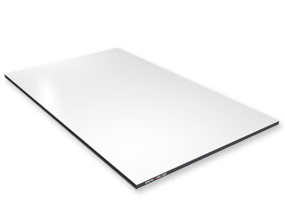 WEISS/RAL9016 -2mm/0,21mm-matt/matt