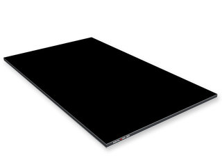 SCHWARZ/RAL9005 -3mm/0,21mm-matt/glanz