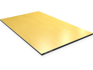 GEBÜRSTET/GOLD -3mm/0,21mm-gebürstet/grundiert