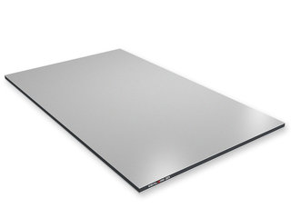 GRAU/RAL9006 -3mm/0,3mm-matt/matt
