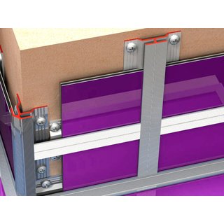 VIOLETT /RAL4008  -3mm/0,3mm-matt/grundiert